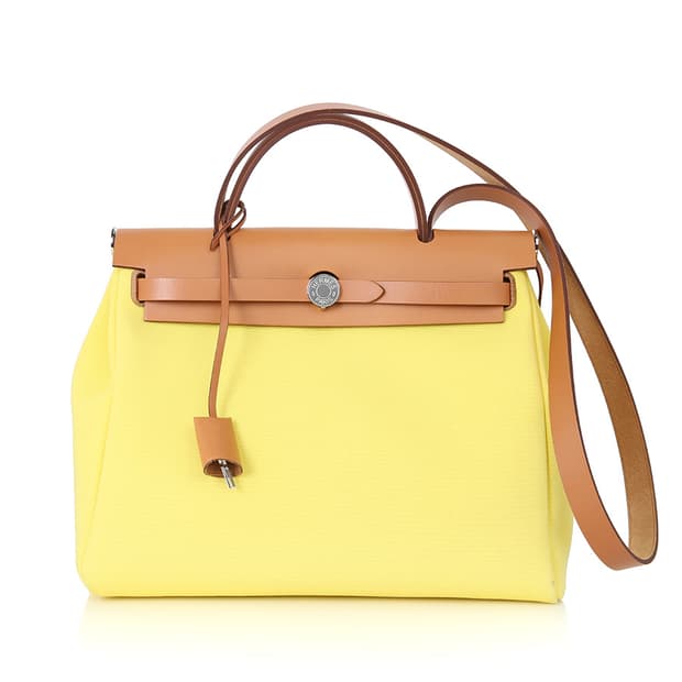 에르메스 에르백 31 숄더 Herbag Zip 31 백 시트론 토트 H0