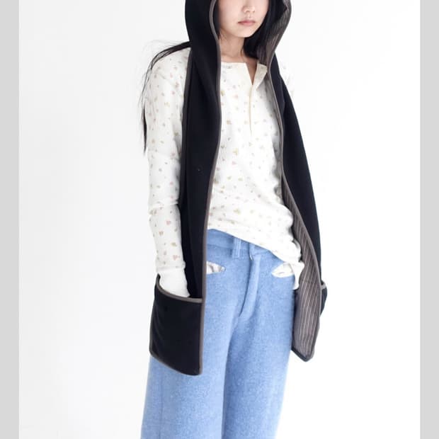 샵페어리 후드 머플러