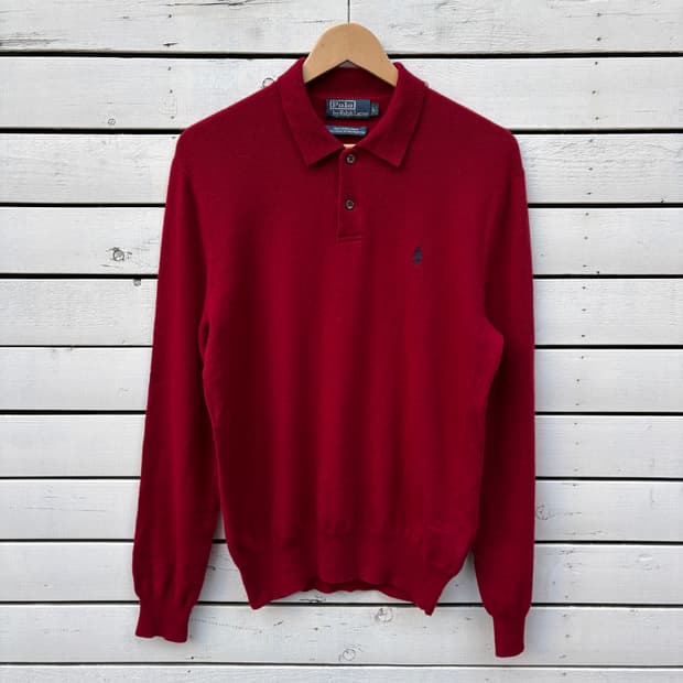 Polo 폴로 울 카라 니트