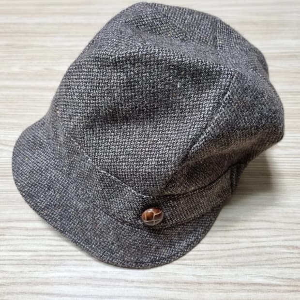 무지 헤링본 캡 모자 58cm