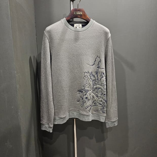 에르메스 엠브로이더 홀스 슈 한정 에디션 맨투맨