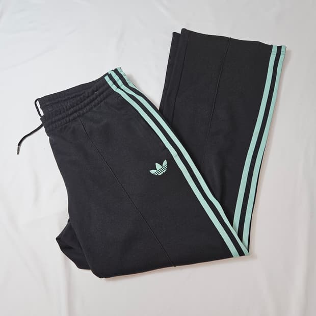 00s 아디다스 희귀 민트 부츠컷 트랙팬츠 y2k 일본 여성 80