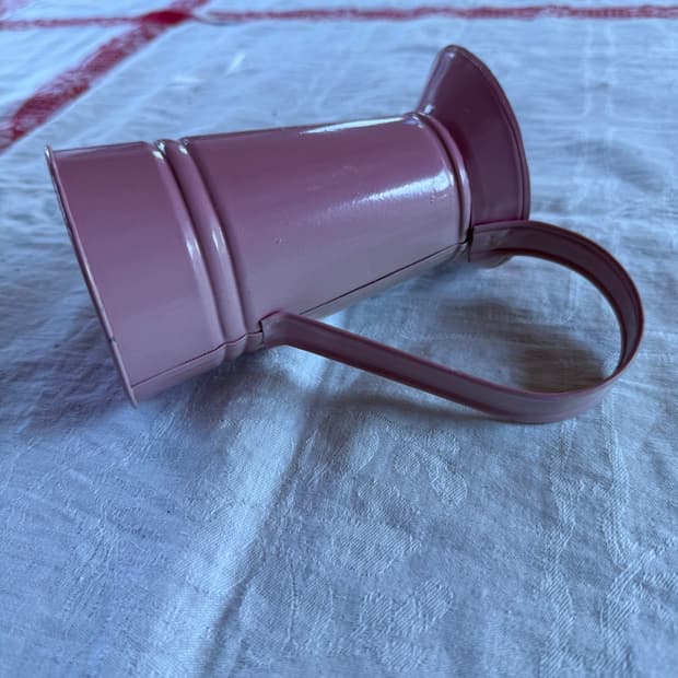 프랑스 빈티지 철제 주전자 / 화병 (핑크 컬러)