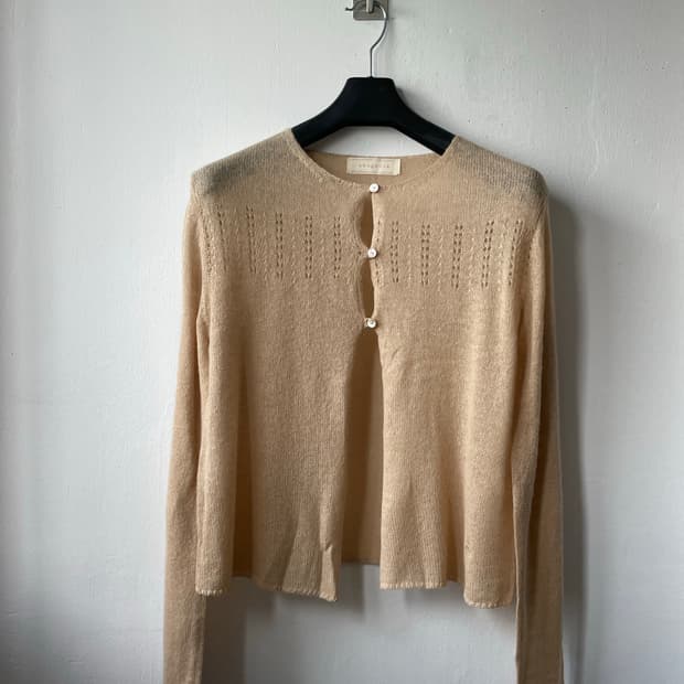 스너그눅 mellow cardigan 샌드 새상품