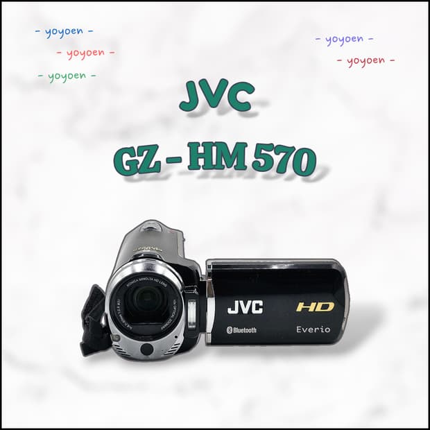 JVC GZ-HM570 빈티지캠코더