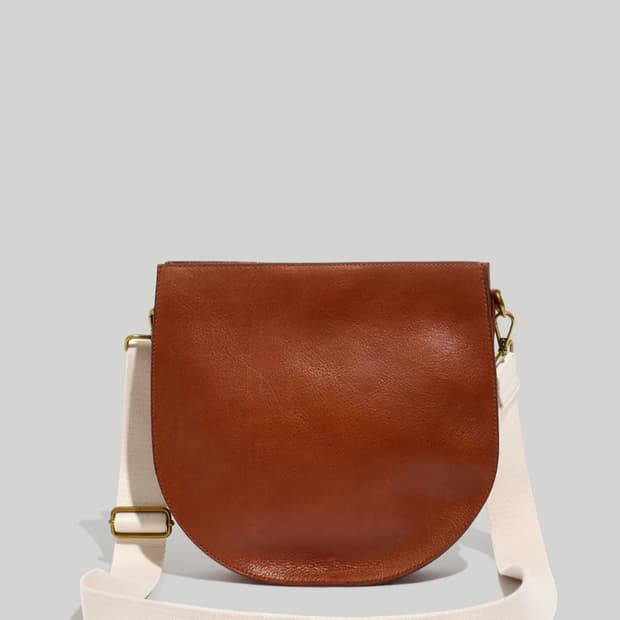 (새상품) 메이드웰 트랜스포트 가죽 새들백