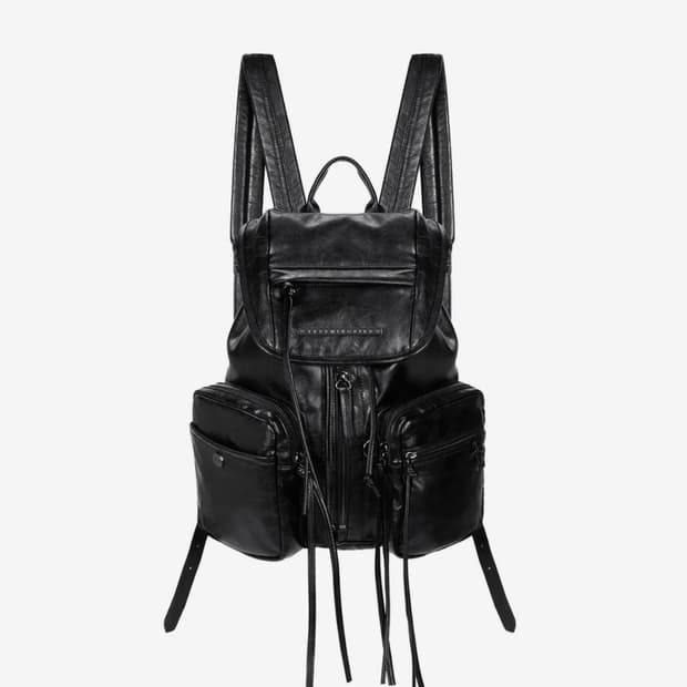 트리밍버드 지퍼 피니싱 미니 백팩