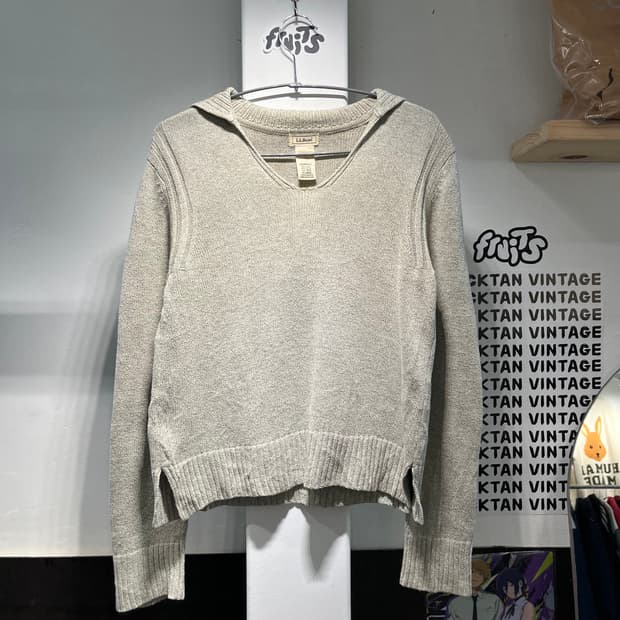 엘엘빈 린넨 블렌드 세일러카라 니트