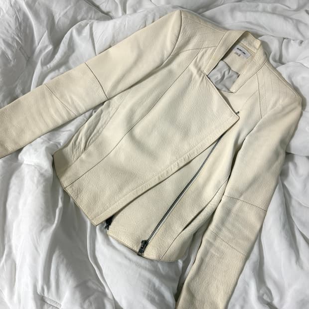 헬무트랭 two zipper biker jacket