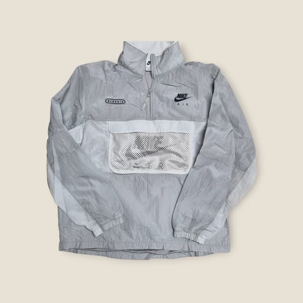 나이키 에어 메쉬 포켓 아노락 바람막이 - 실버 그레이 [XL/105] 
