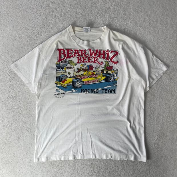 90s Signal Bear Whiz Racing Team 반팔 티셔츠