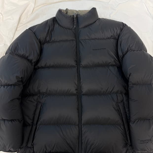 디스이즈네버댓 퍼텍스 리버시블 티다운 자켓 블랙