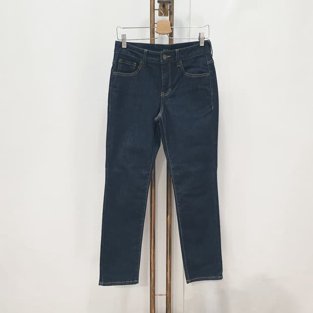 게스 남성용 슬림 크롭 스트레이트 데님 청바지(28)