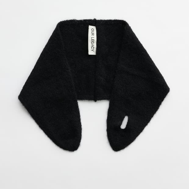 아워레가시 25fw MINIATURE 머플러/블랙