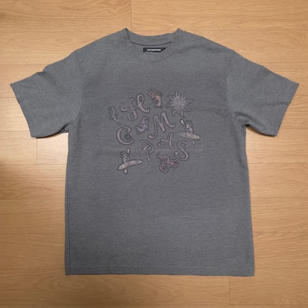 해칭룸 티셔츠 MAS&HCR Tee Dark M.Grey (2)