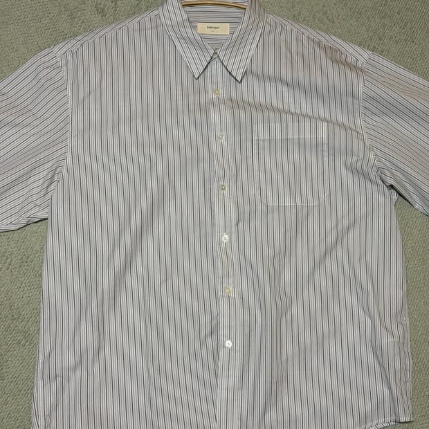파브레가 안토니 스트라이프 셔츠 아이보리 4사이즈