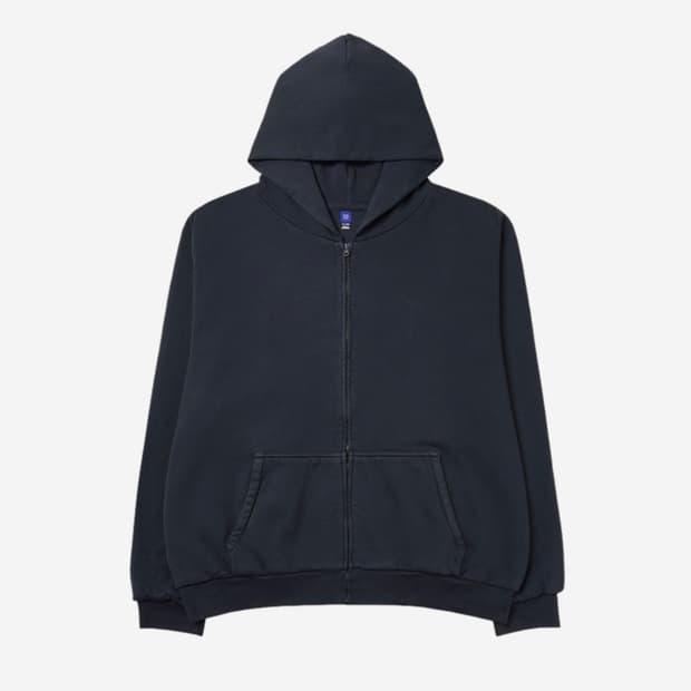 Yeezy YZY Zip-Up Hoodie Navy