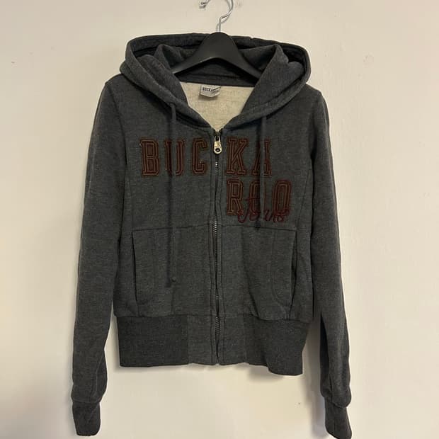 버커루 레터링 후드집업