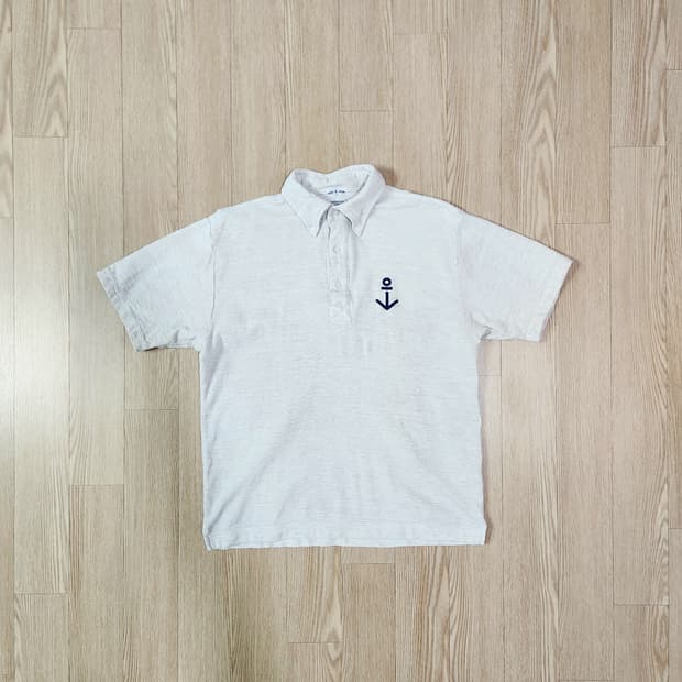 Boat House japan 라이트 그레이 칼라 티셔츠