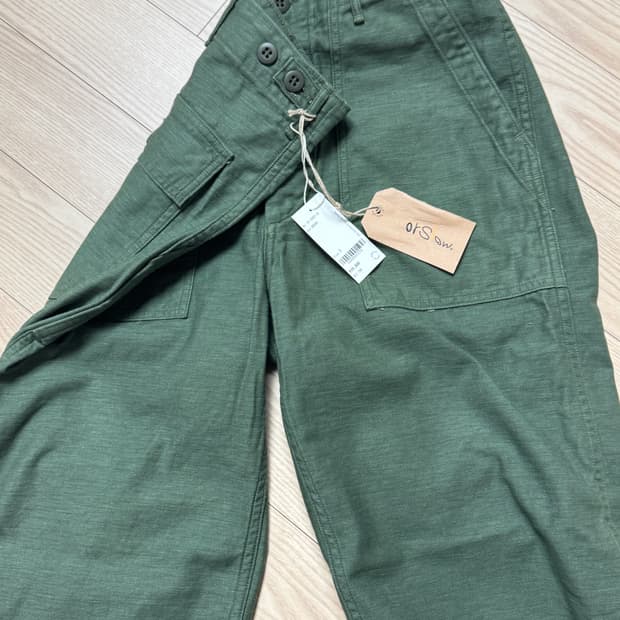 오어슬로우 orslow 퍼티그 팬츠 오리지널 레귤러 2사이즈