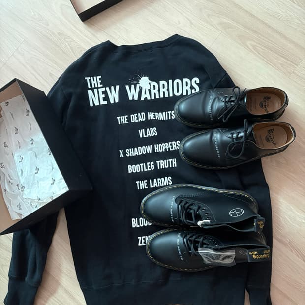 언더커버 New Warriors 스웨트셔츠