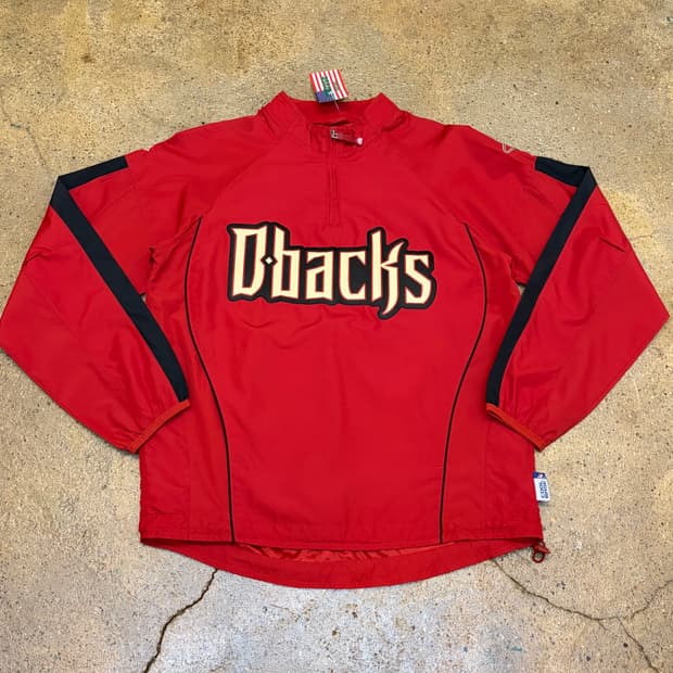 미국 빈티지 마제스틱 다이아몬드 백스 아노락 바람막이