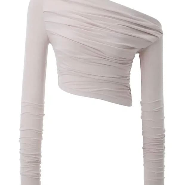 (새상품) 쓰리타임즈 드레이프탑 Drape top pink