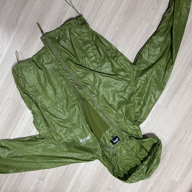 스투시 비치쉘 나일론 자켓 리자드