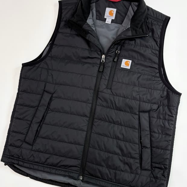 Carhartt 칼하트 블랙컬러 경량 베스트 집업