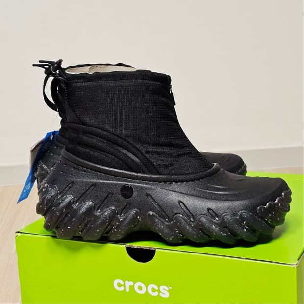 270 새제품) 크록스 에코 부츠 Z 쉴드 방한화 부츠 장화 체감 275