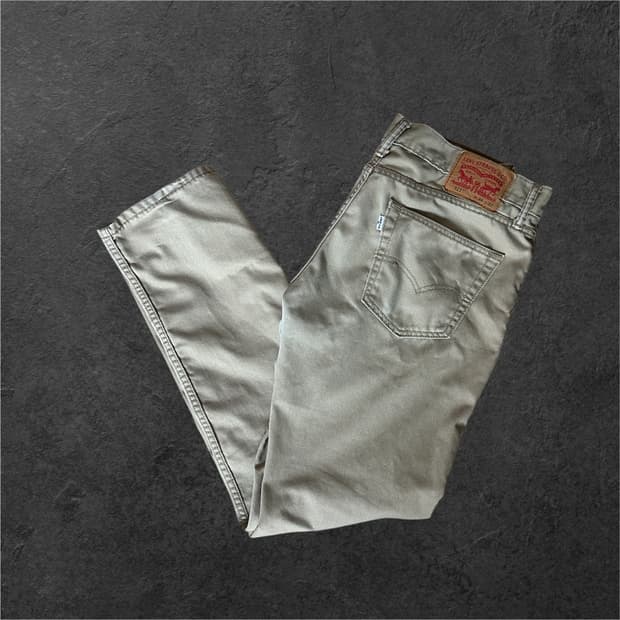 리바이스 511 브라운 코튼 치노 W34