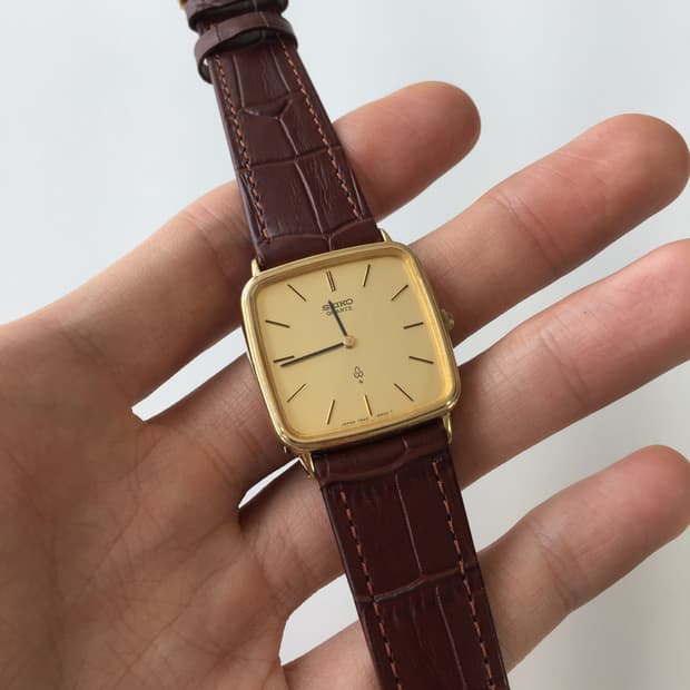 80s seiko chariot square quartz