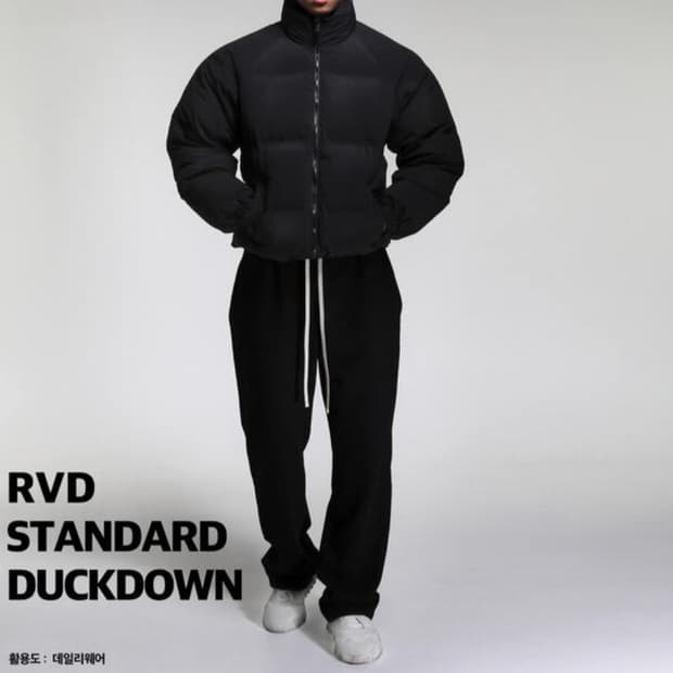 착샷* RVD 오리털 오버핏 패딩 점퍼)2xl