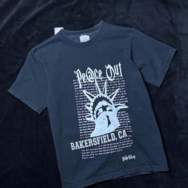 일본빈티지 자유의 여신상 반팔티