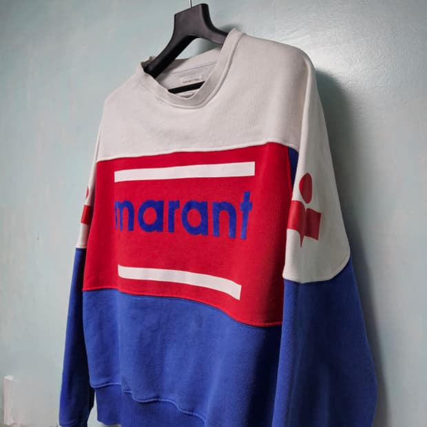 마랑 marant 로고 컬러 맨투맨