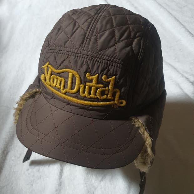 Von Dutch 본더치 퀄팅 트루퍼햇.귀달이모자ㅡ