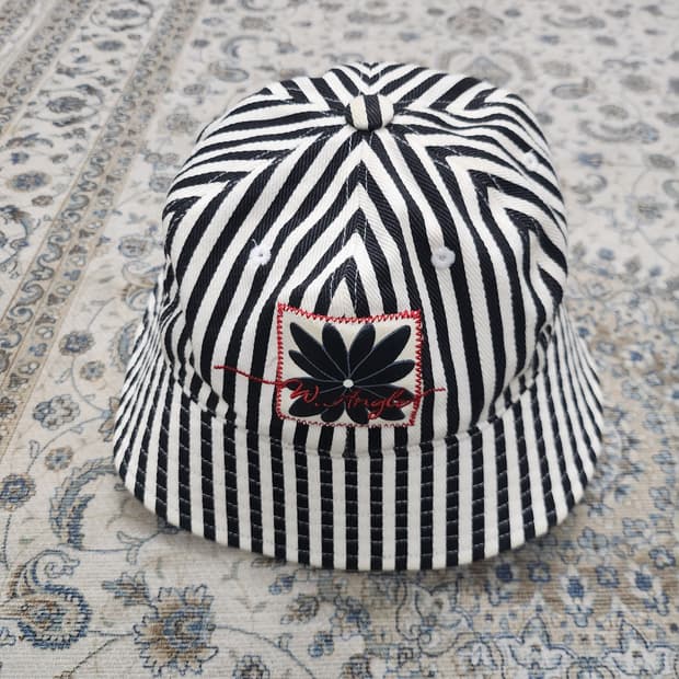 W. 앵글 골프 스트라이프 버킷햇 F (56-57)