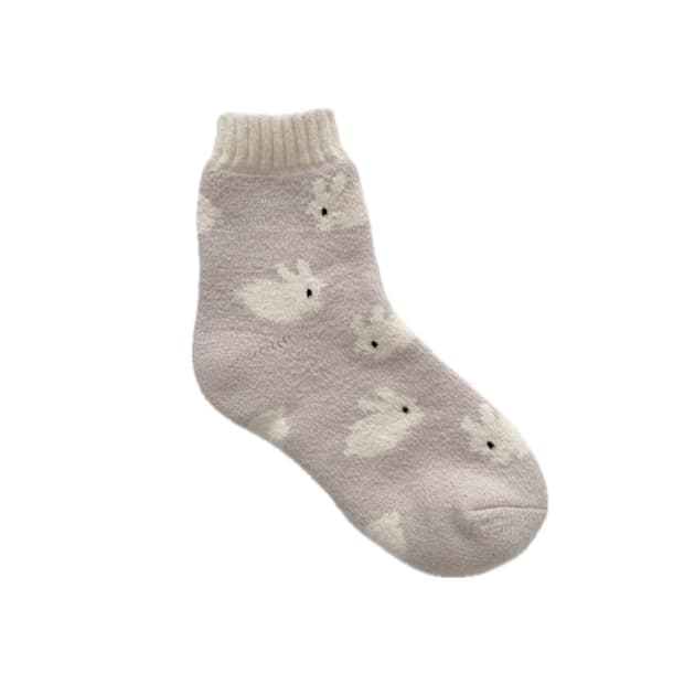 [새상품] 라벤더 토끼 수면 양말