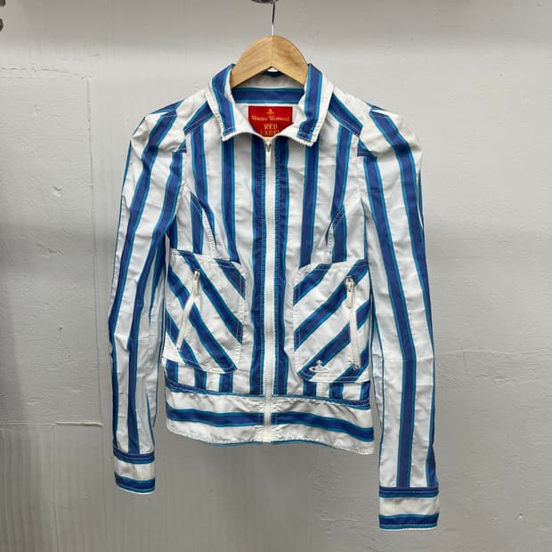 ~44) VIVIENNE WESTWOOD STRIPE JAKCET
