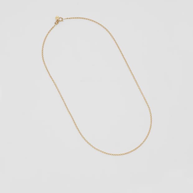울프서커스 Elongated Curb Chain in Gold