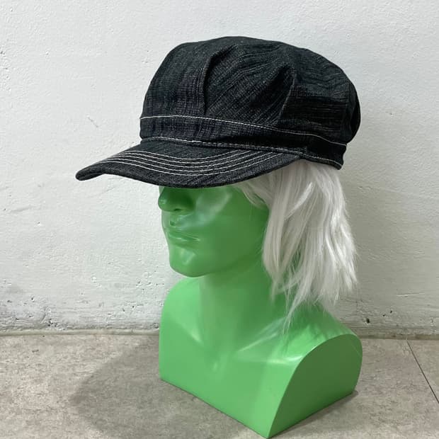 Denim Newsboy Cap