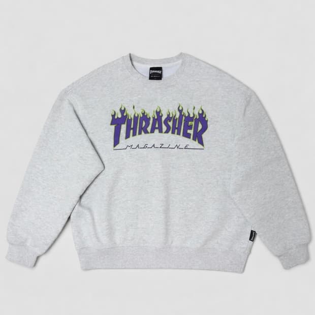 트레셔 플레임 로고 맨투맨