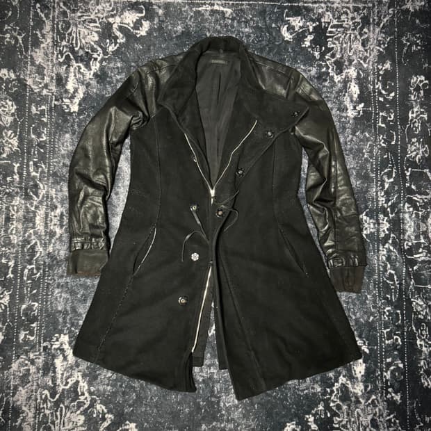 Kmrii OOs archive vkei leather coat