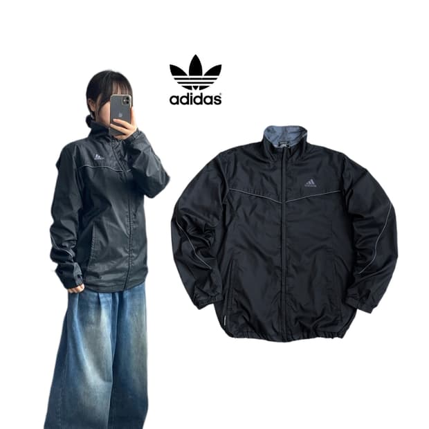 아디다스 제팬 올드스쿨 바람막이 자켓