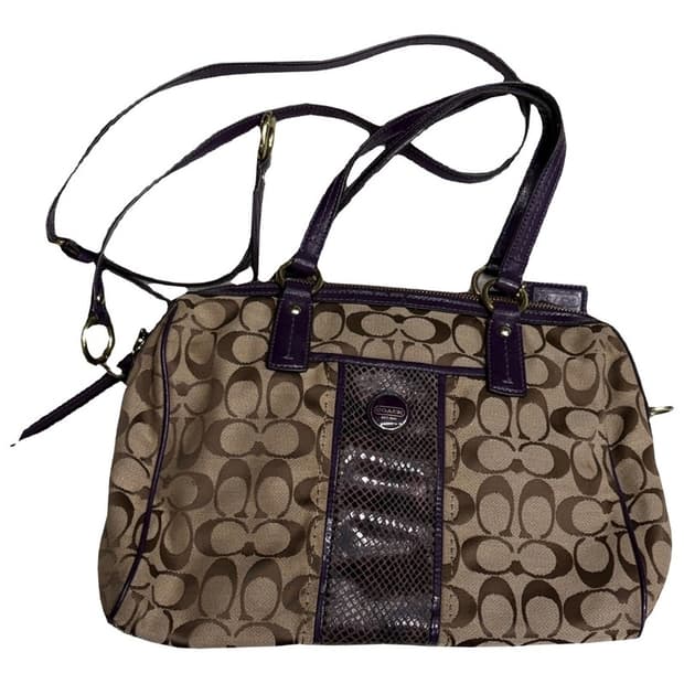 COACH 어센틱 클래식 시그니처 토트백