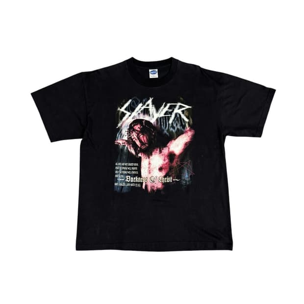 Vintage 2001 Slayer Jesus 슬레이어 지저스 티셔츠