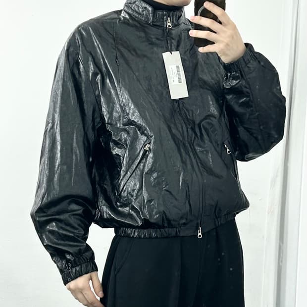 (새상품) 르마드 투톤 로우컷 밴딩 숏 자켓