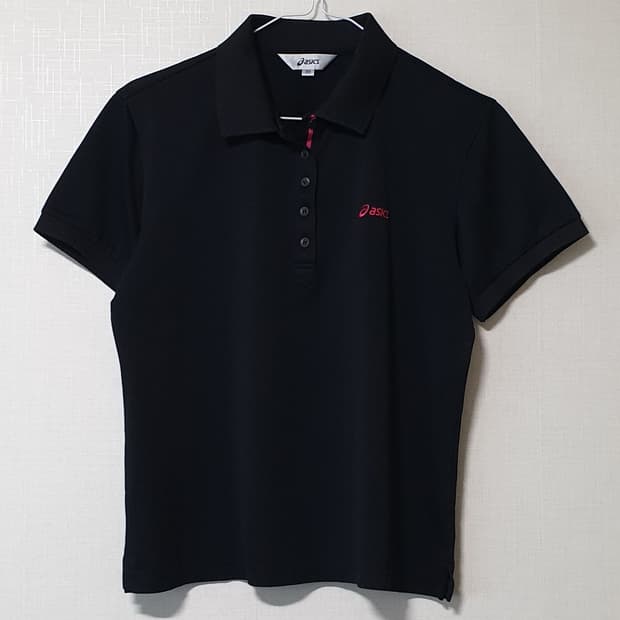 아식스 여성 반팔 카라티 95사이즈