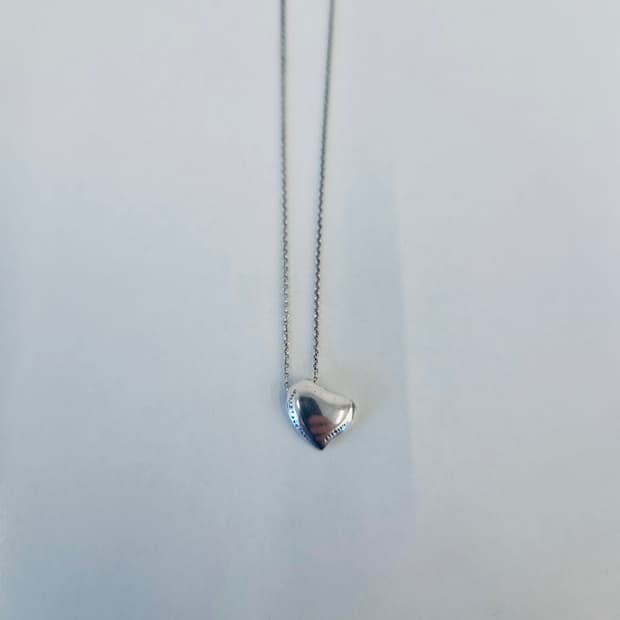 티파니앤코 풀하트 실버 펜던트 목걸이 1.2mm (051)