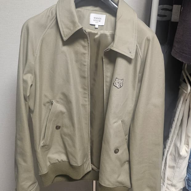 메종키츠네 블루종 라지사이즈